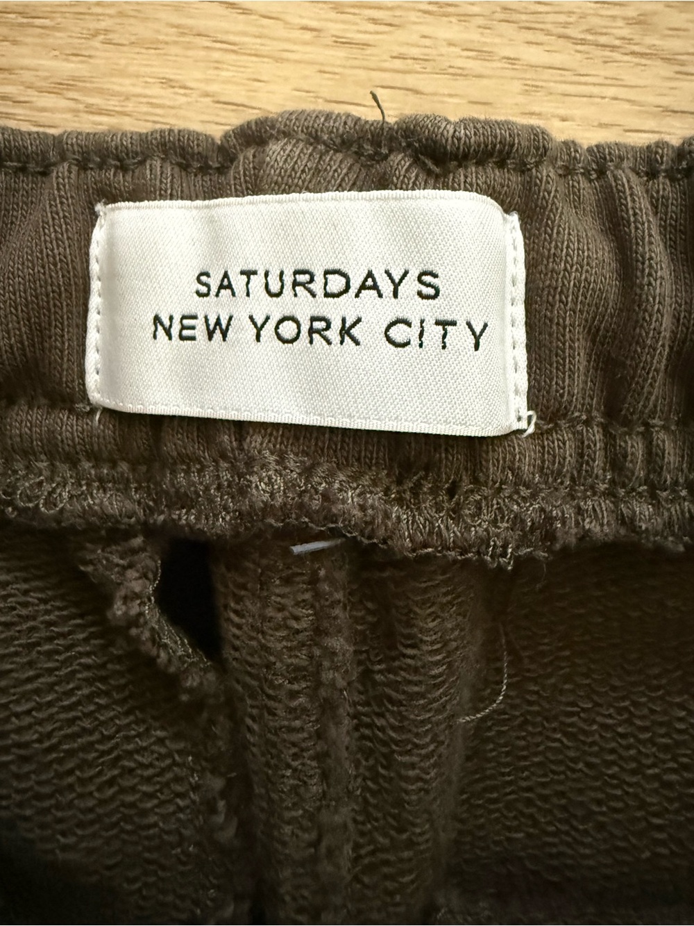 Saturdays NYC Stanton Fundamental Unisex Jogger Sweatpants XS Deep Green - Picture 5 of 9